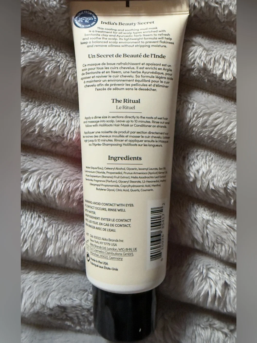 Cooling Scalp Mud Mask - Teal & Navy - Picture 2 of 5